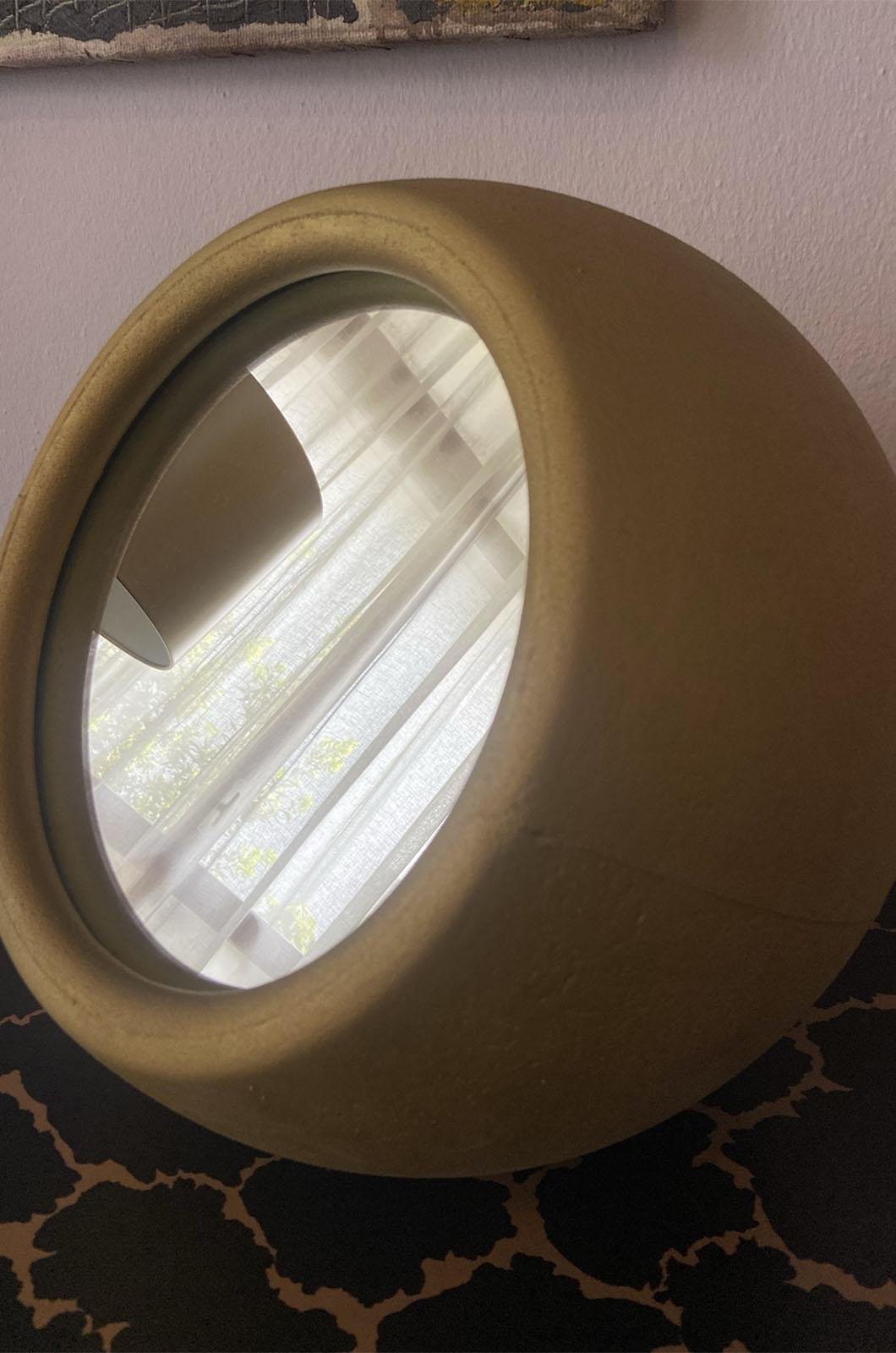 Italian Sfera mirror by Piero Gilardi for Gufram For Sale