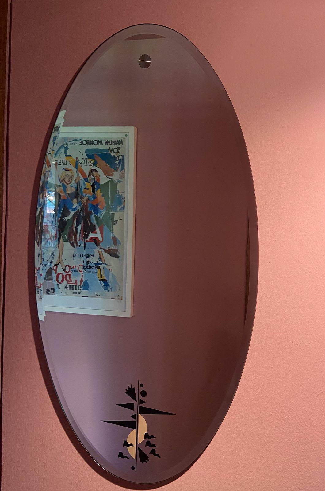 Italian Miroir Sosia par Alessandro Mendini pour Zanotta en vente