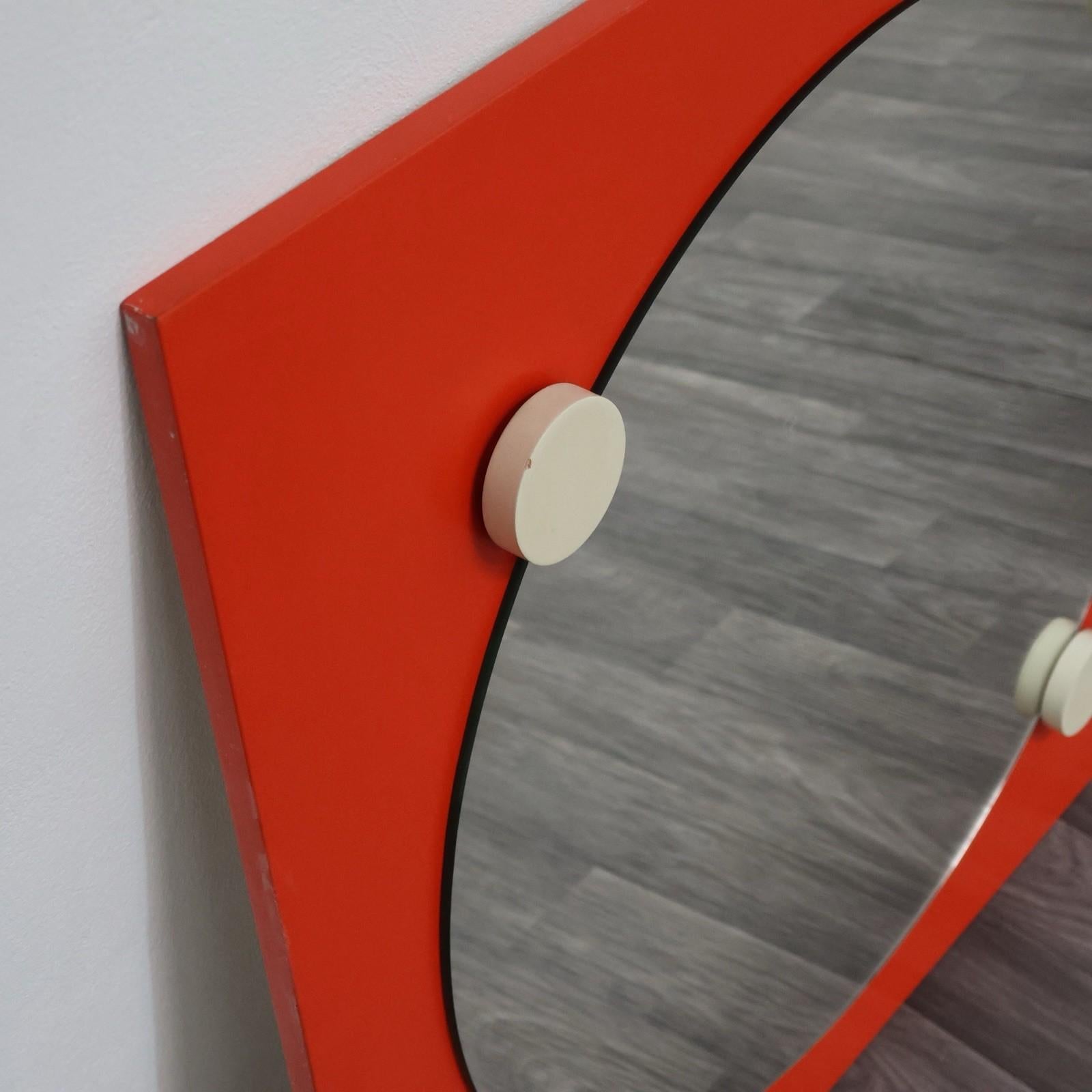 Fine XX secolo Specchio Space AGE Design Anni '70 Modernariato Vintage in vendita