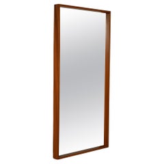 Specchio svedese in teak anni 50–60