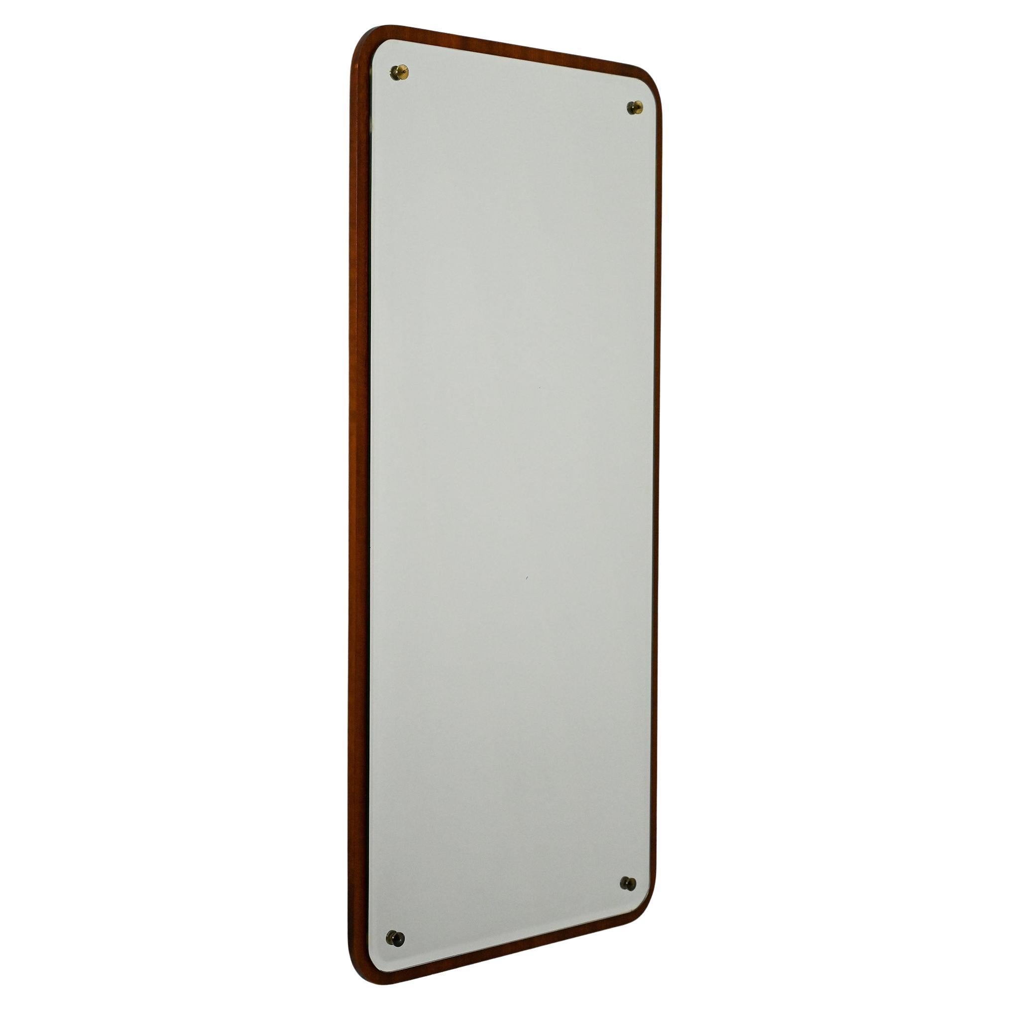 Swedish rectangular mirror model "Sara" For Sale