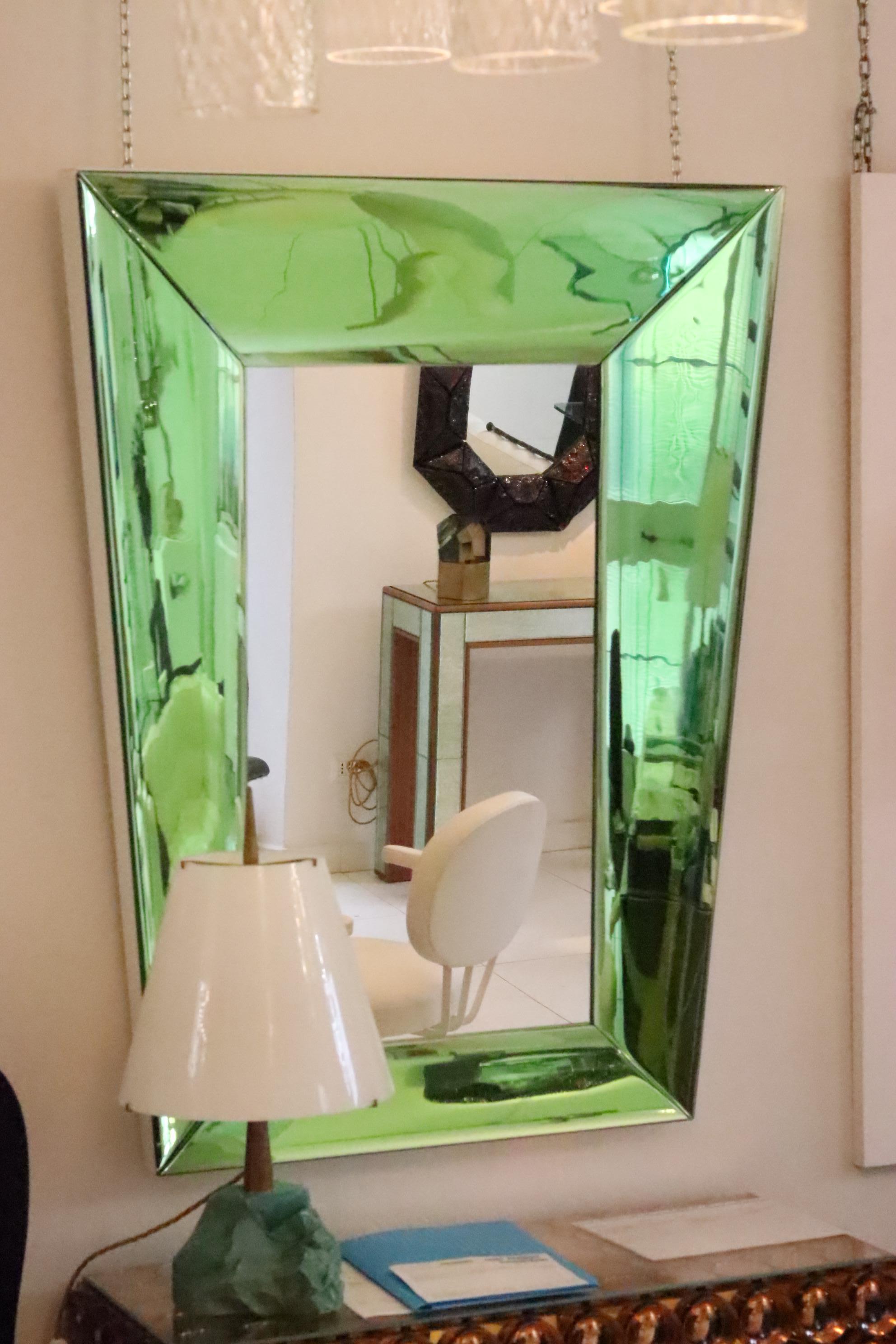 iNFINITE GREEN TRAPEZE mirror 15 2