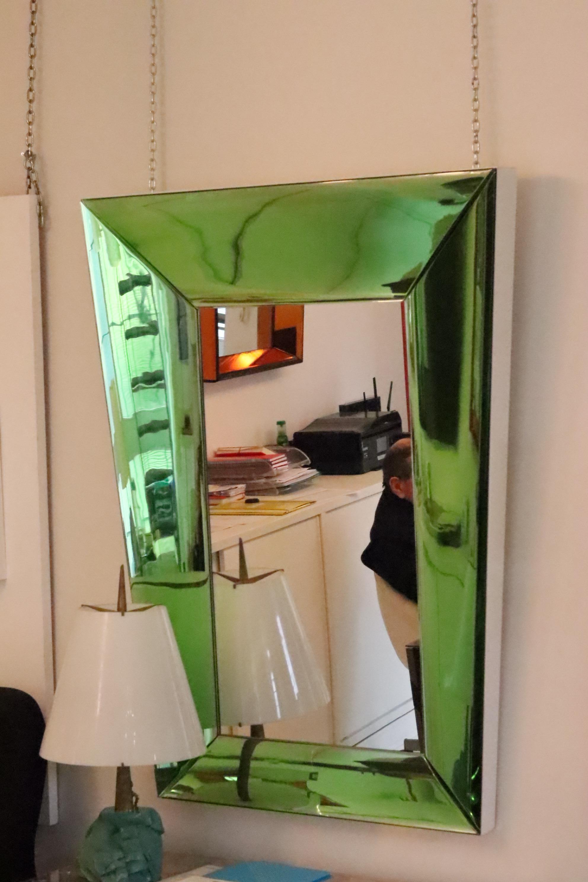 iNFINITE GREEN TRAPEZE mirror 15 1