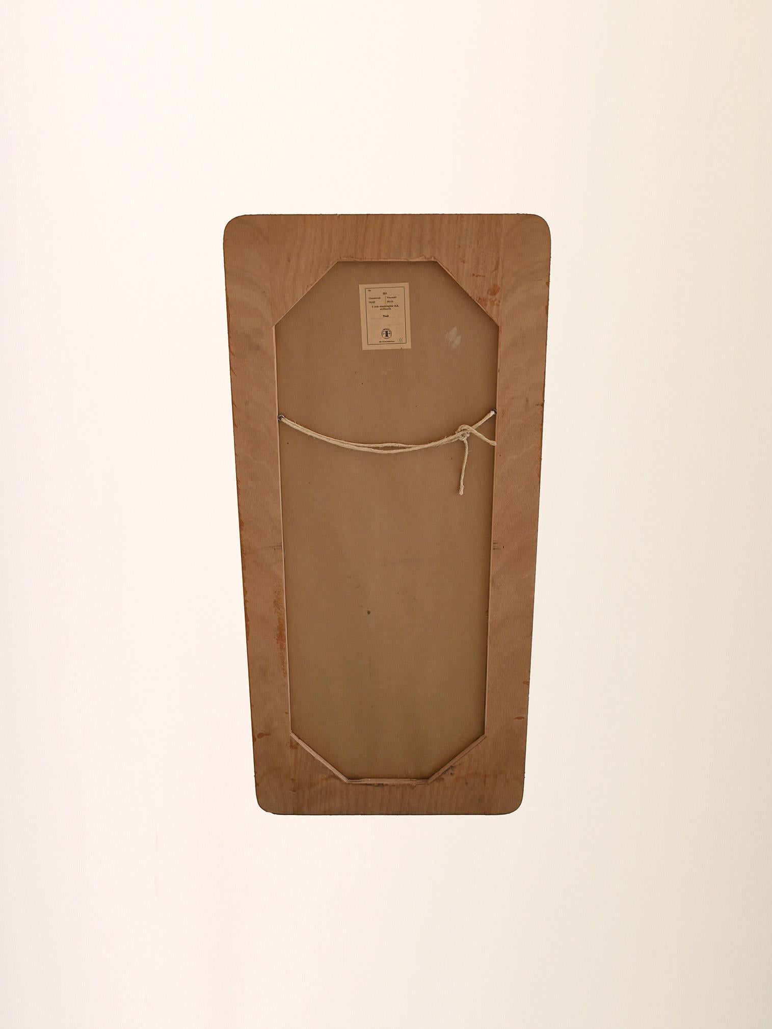 Teck Miroir vintage des années 1960 en vente
