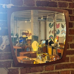 Vintage Teak Mirror - 1960s Danish Design