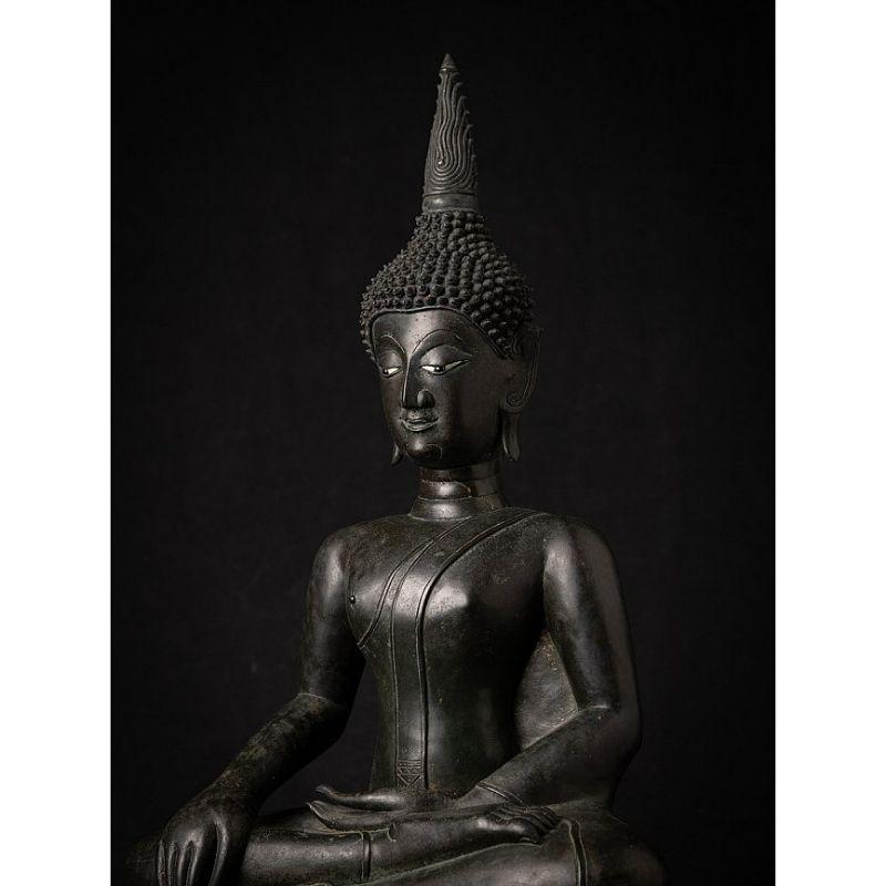 18th Century and Earlier Special 16th Century Bronze Chiang Sean Buddha from Laos For Sale