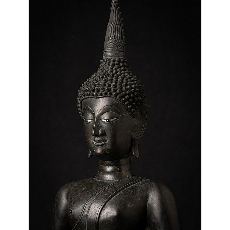 Special 16th Century Bronze Chiang Sean Buddha from Laos For Sale 1