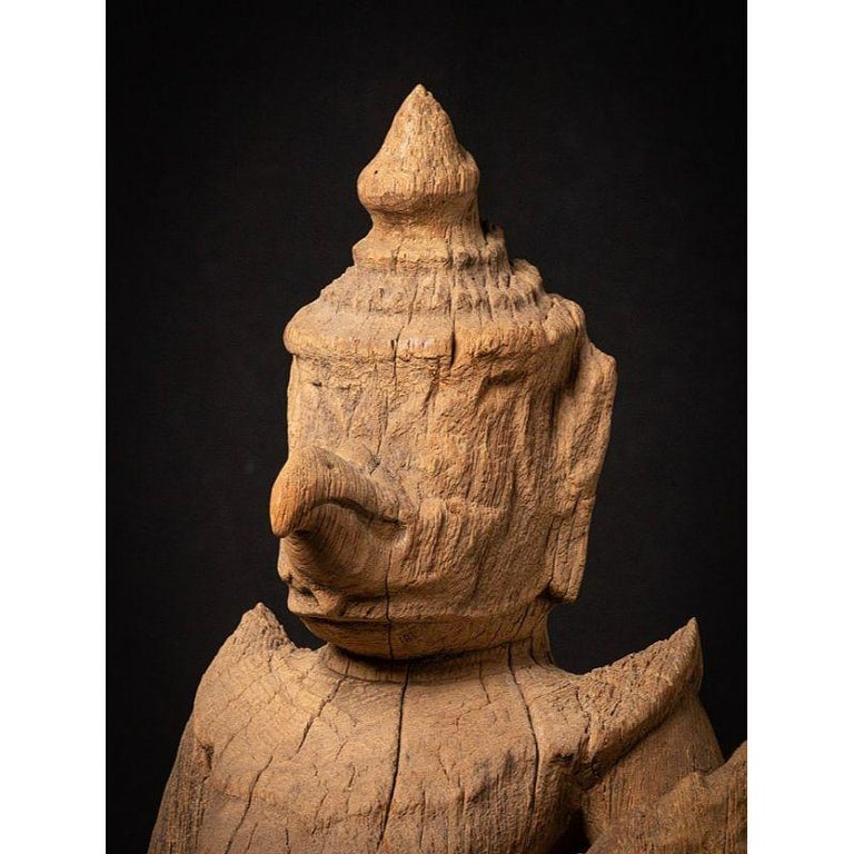 Special and Large Antique Wooden Garuda Statue from Burma For Sale at 1stDibs