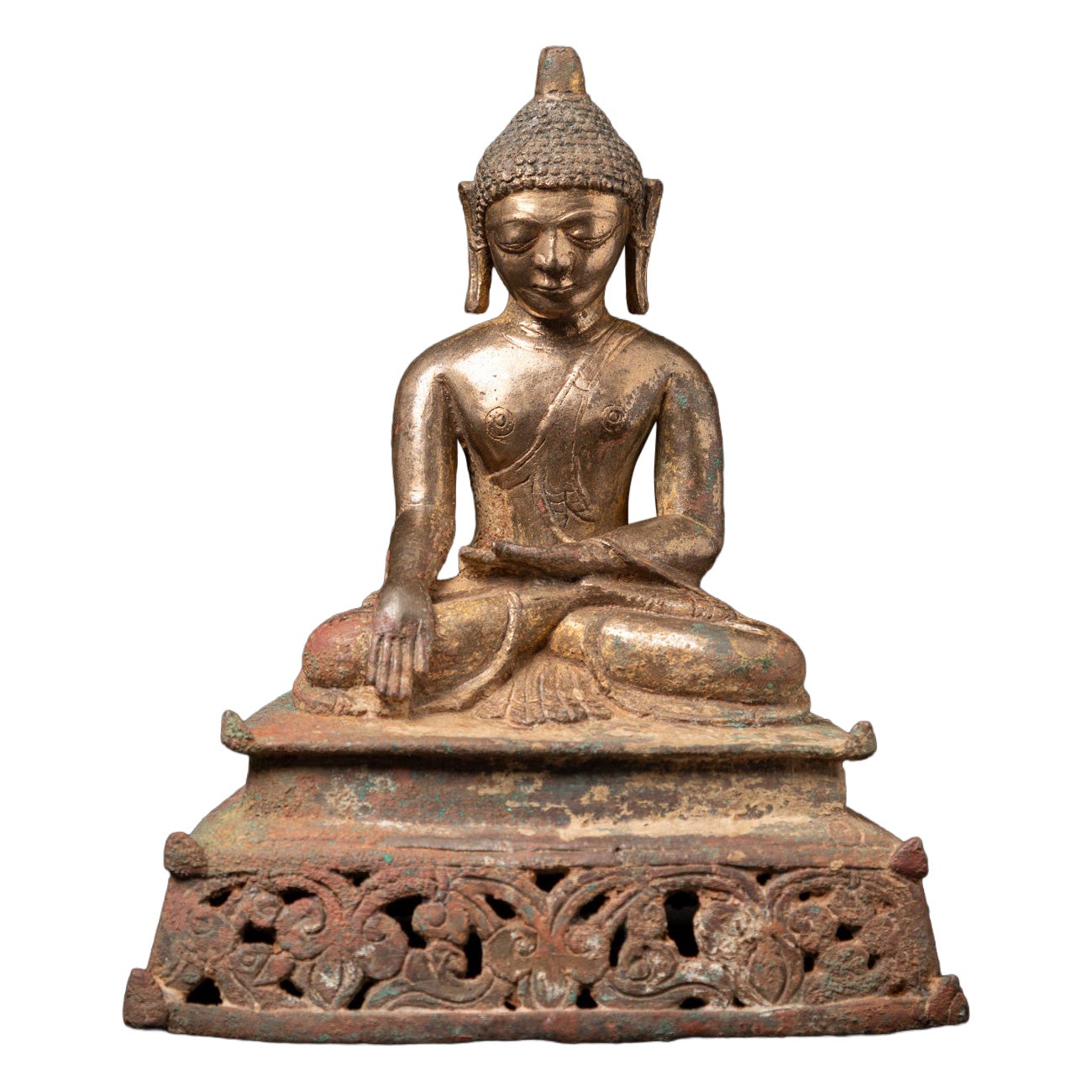 Special antique bronze Burmese Buddha statue from Burma