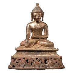Special antique bronze Burmese Buddha statue from Burma