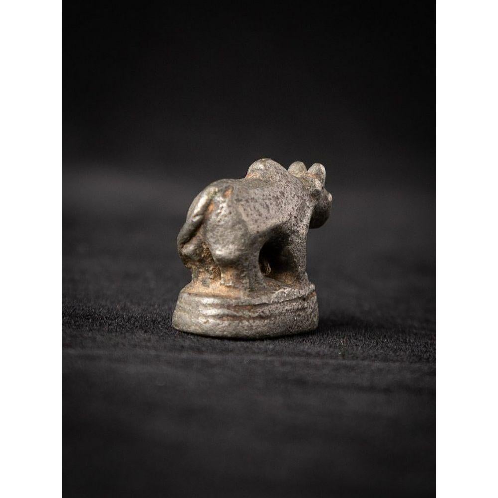 Sonderanfertigung antiker Bronze-Opalgewicht aus Birma im Angebot 4