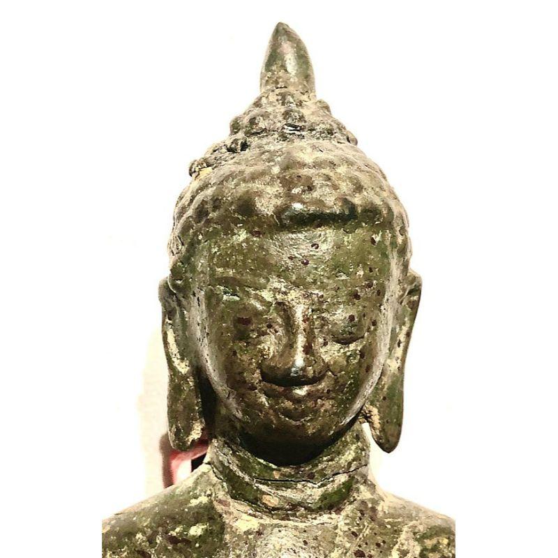 Burmese Special Antique Bronze Pyu Buddha from Burma For Sale