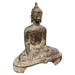 Besonderer antiker Pyu-Buddha aus Bronze aus Birma