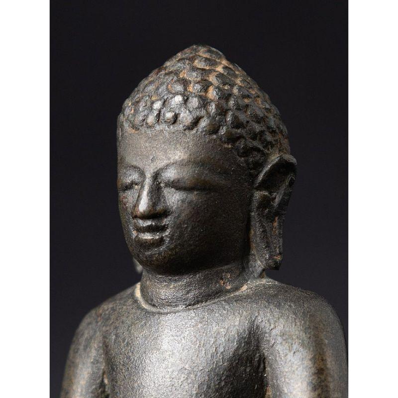 Sondere antike Pyu-Buddha-Statue aus Bronze aus Birma im Angebot 7