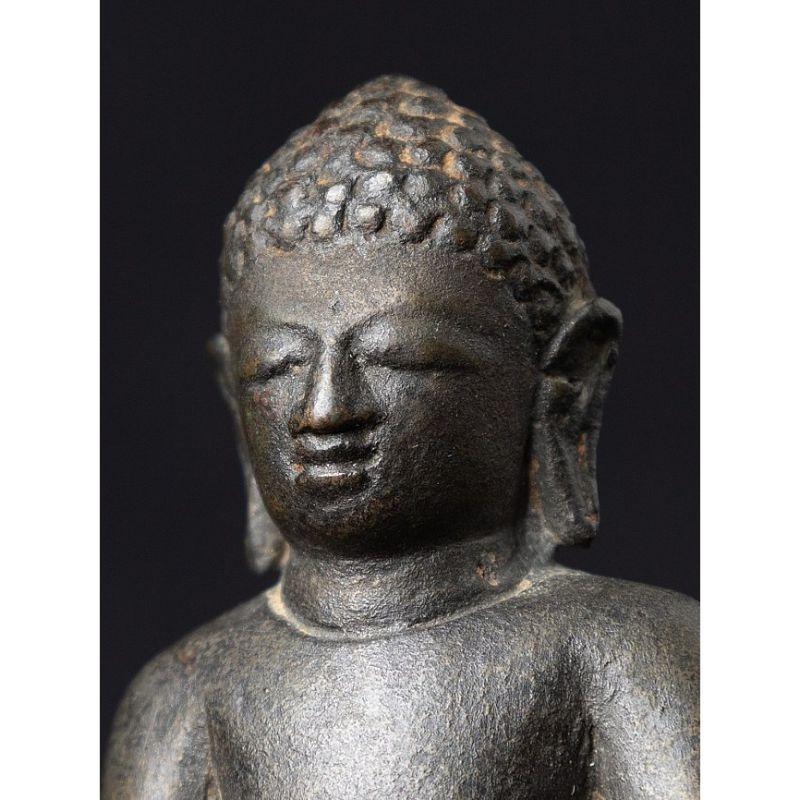 Special Antique Bronze Pyu Buddha Statue from Burma For Sale 9