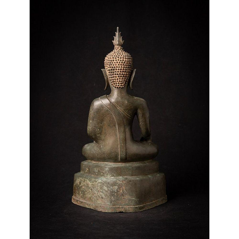 18th Century and Earlier Special antique bronze Thai Buddha statue from Thailand For Sale
