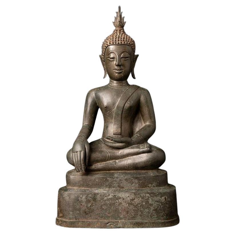 Estatua especial de Buda tailandés antiguo de bronce procedente de Tailandia