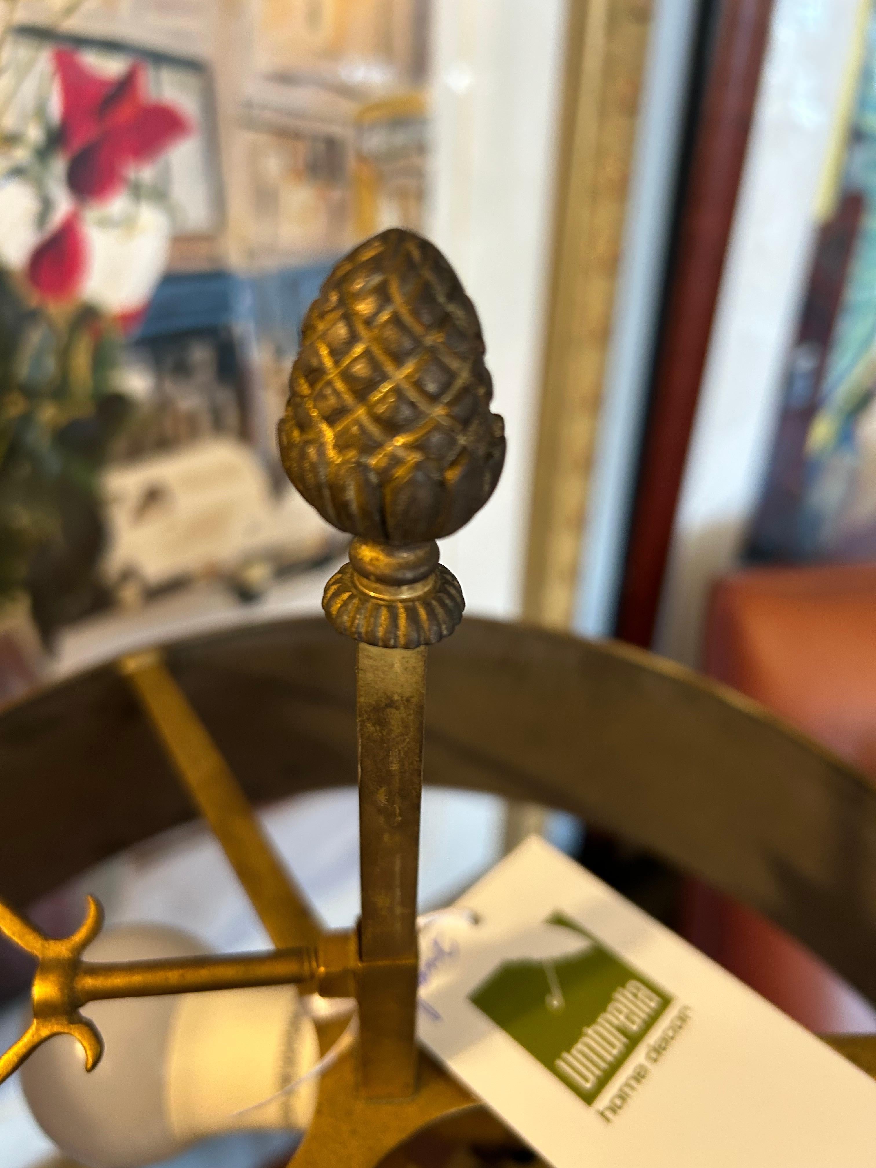 Francese Speciale Lampada da tavolo antica Buillotte con paralume in metallo grigio ardesia in vendita