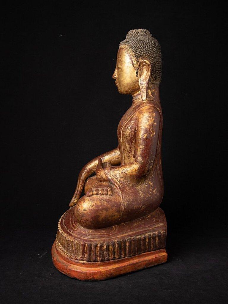 Special antique Burmese Ava Buddha statue from Burma For Sale 2