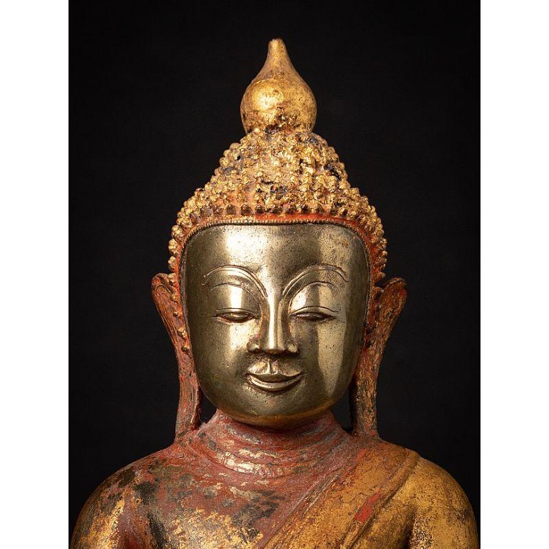 Special Antique Burmese Buddha Statue from Burma For Sale 5