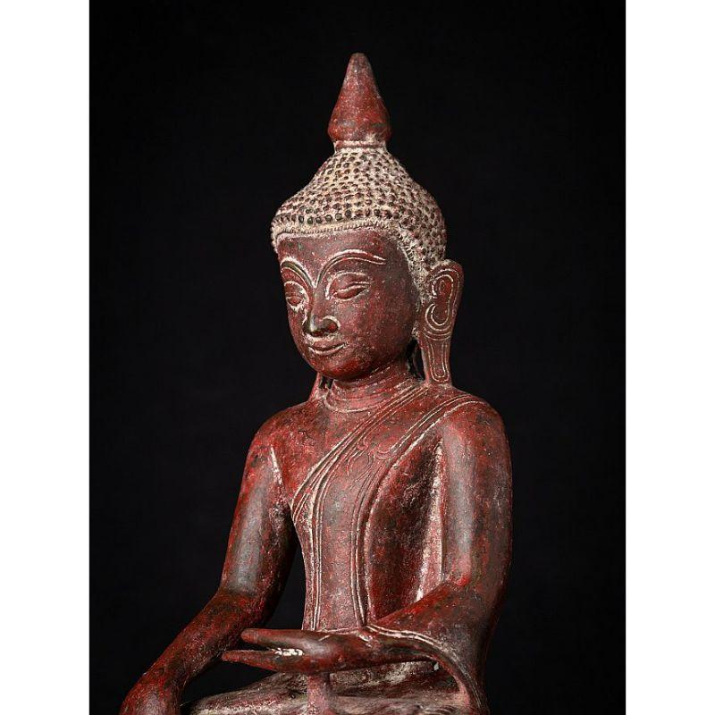 Bronze Special Antique Burmese Buddha Statue from Burma For Sale