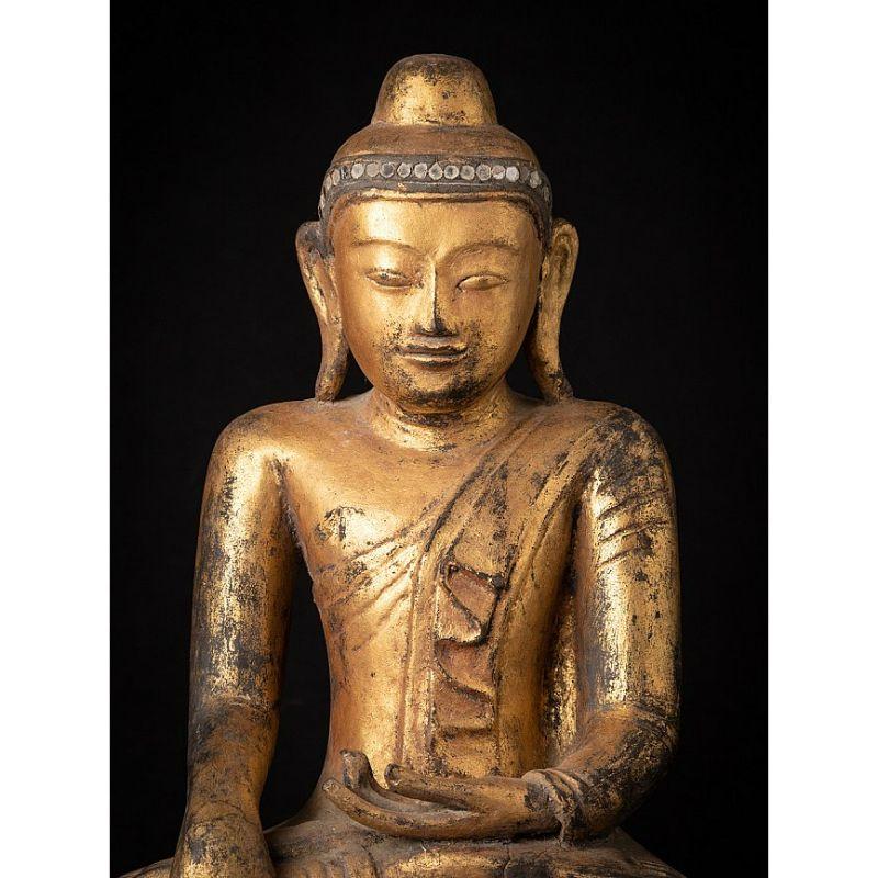 Special Antique Burmese Buddha Statue from Burma For Sale 4