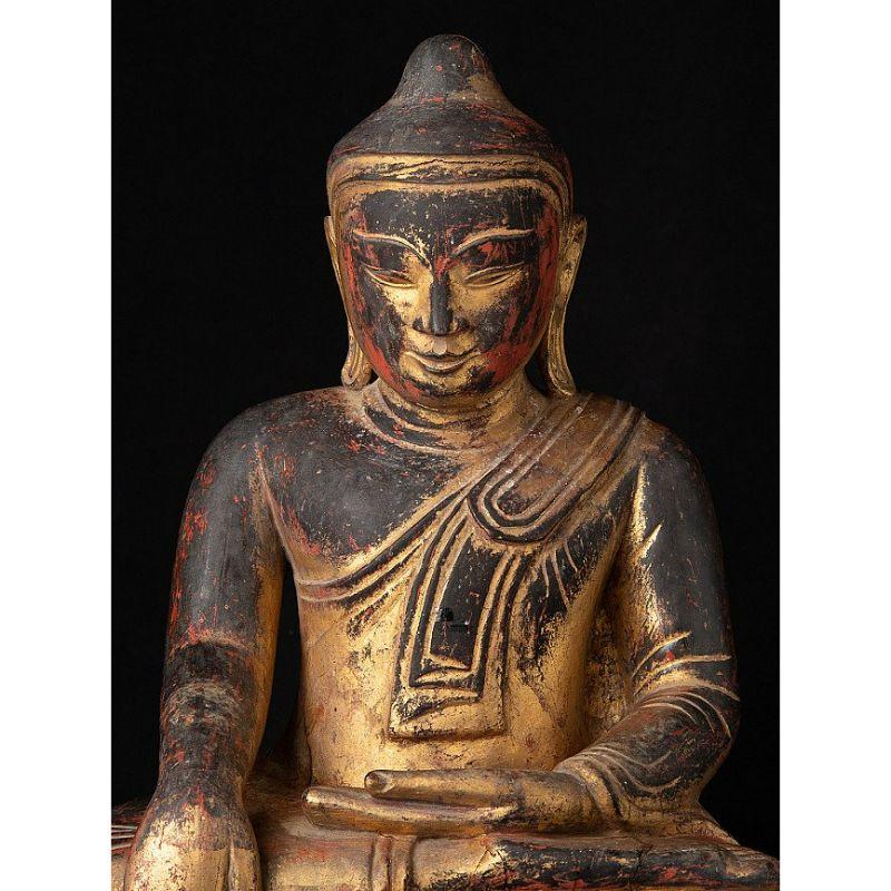 Special Antique Burmese Buddha Statue from Burma For Sale 4