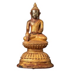 Spéciale statue de Bouddha birman ancien provenant de Birmanie