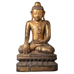 Spéciale statue de Bouddha birman ancien provenant de Birmanie