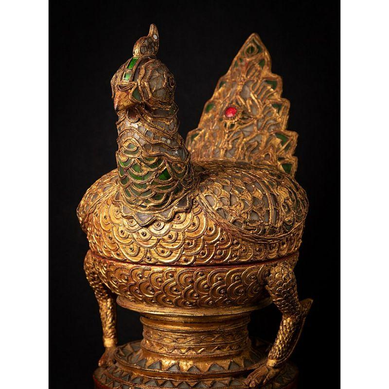 Special Antique Burmese Offering Vessel from Burma For Sale 6