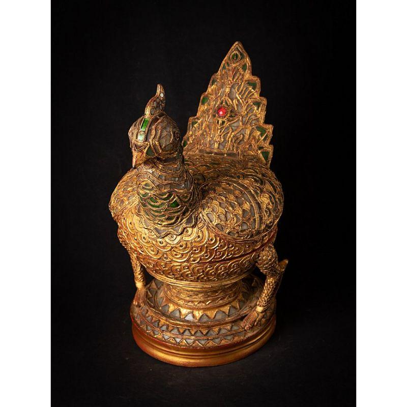 Special Antique Burmese Offering Vessel from Burma For Sale 11