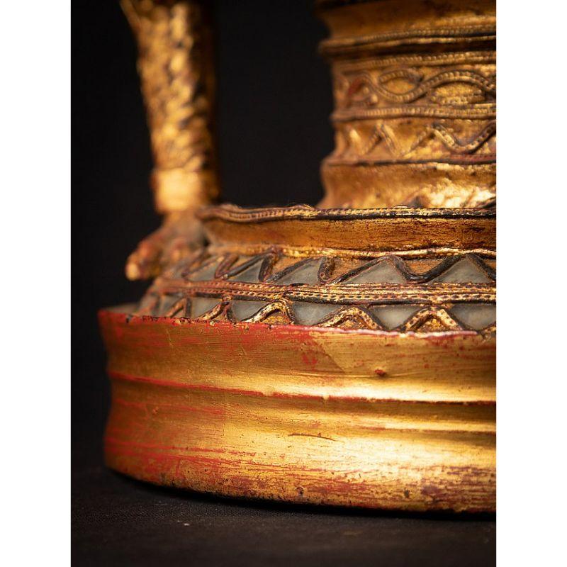 Special Antique Burmese Offering Vessel from Burma For Sale 15