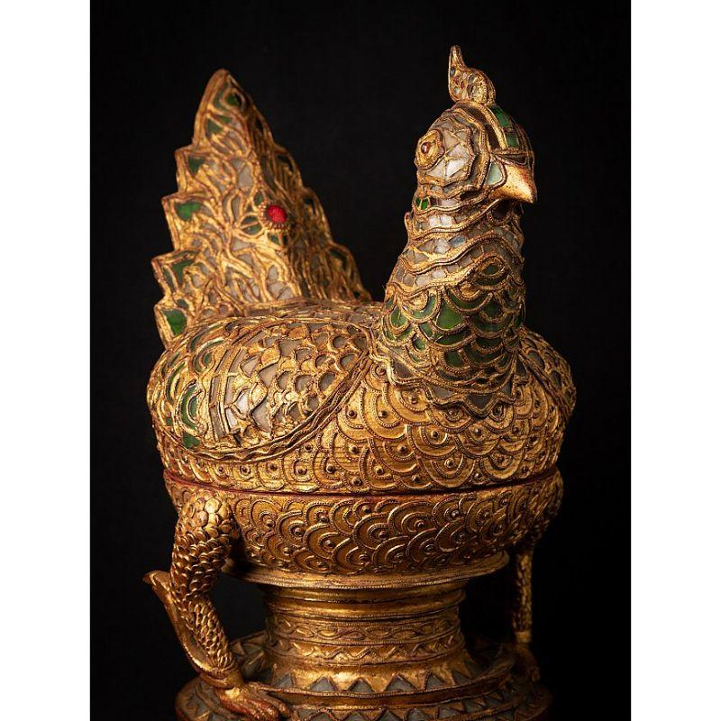 Special Antique Burmese Offering Vessel from Burma For Sale 2