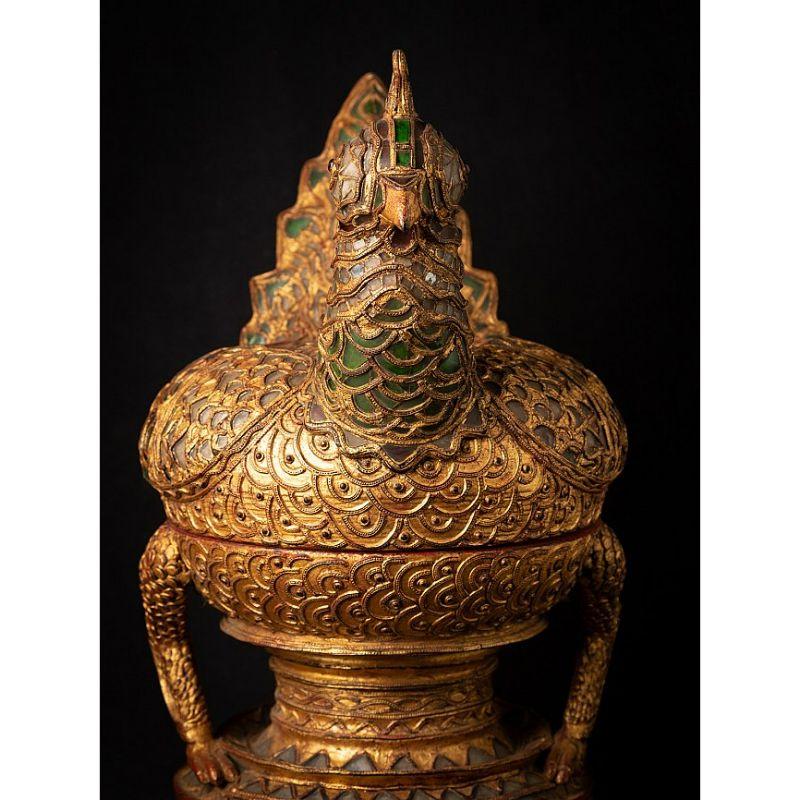 Special Antique Burmese Offering Vessel from Burma For Sale 4