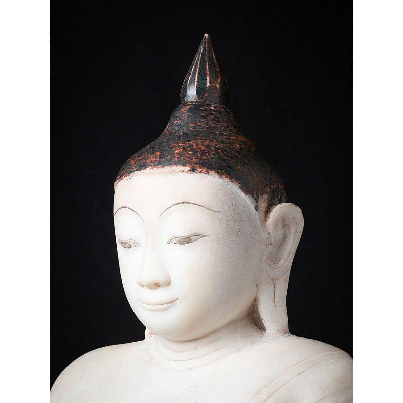 Special Antique Burmese Shan Buddha Statue from Burma For Sale 1