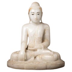 Special antique marble Mandalay Buddha statue from Burma
