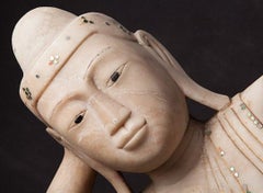 Special Antique Reclining Buddha Statue from Burma