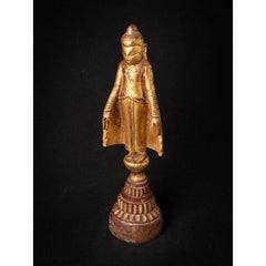 Special Antique Wooden Burmese Buddha Statue from Burma