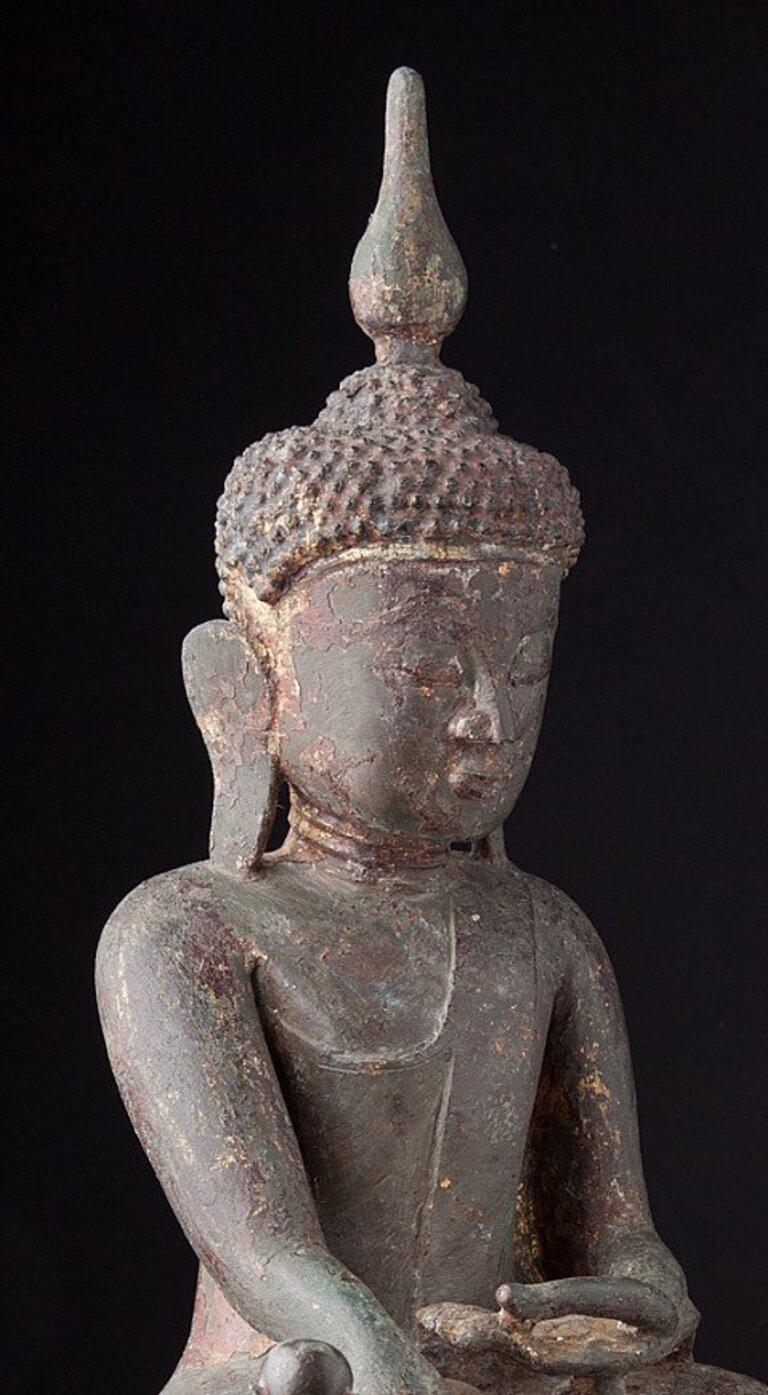 Special Bronze Ava Buddha Statue from Burma Original Buddhas For Sale 2