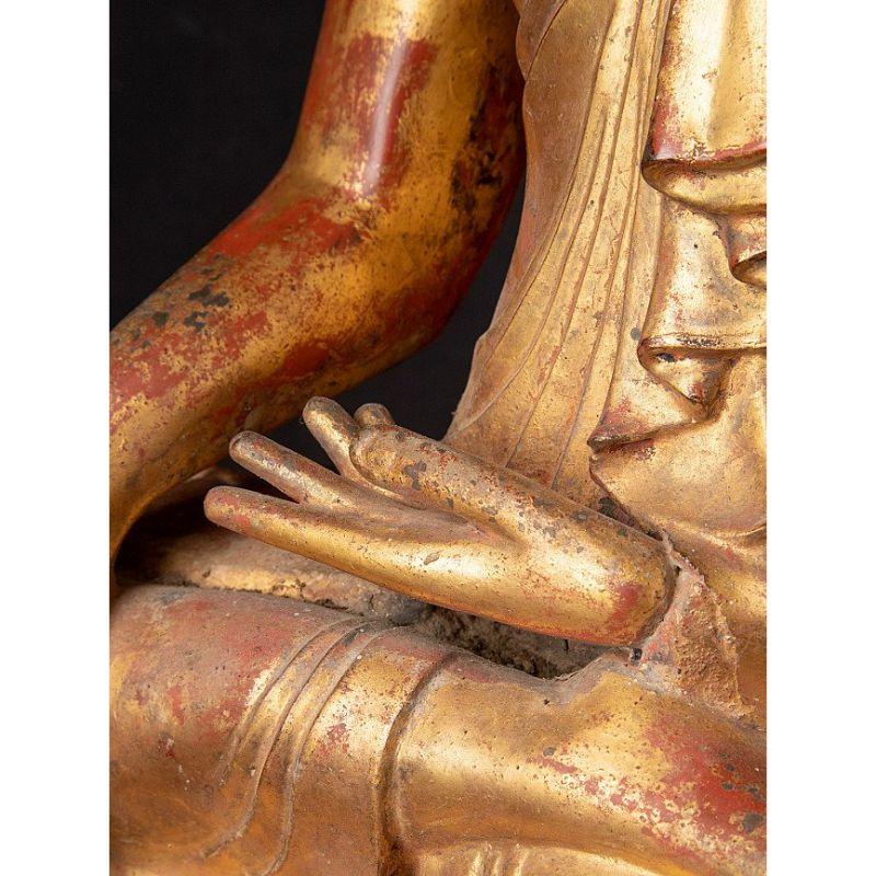 Special Bronze Mandalay Buddha Statue from Burma 7
