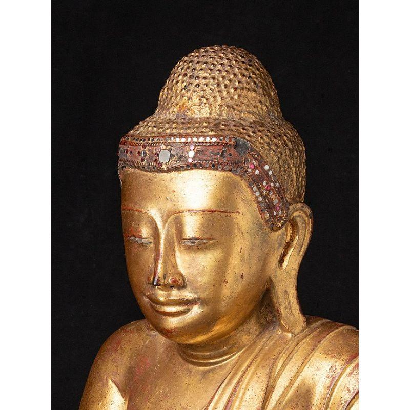 Special Bronze Mandalay Buddha Statue from Burma 1