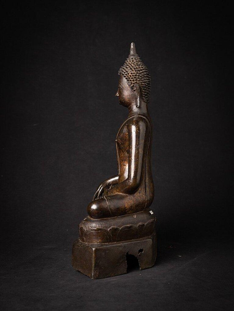 Special Bronze Thai Ayutthaya Buddha Statue from Thailand In Good Condition In DEVENTER, NL