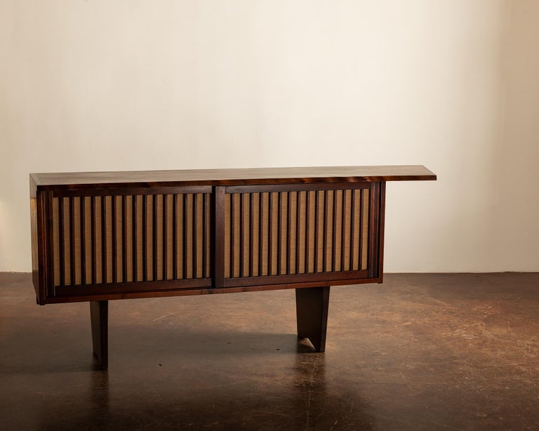 Special Cabinet by George Nakashima in Dark American Black Walnut, 1962 For Sale 4