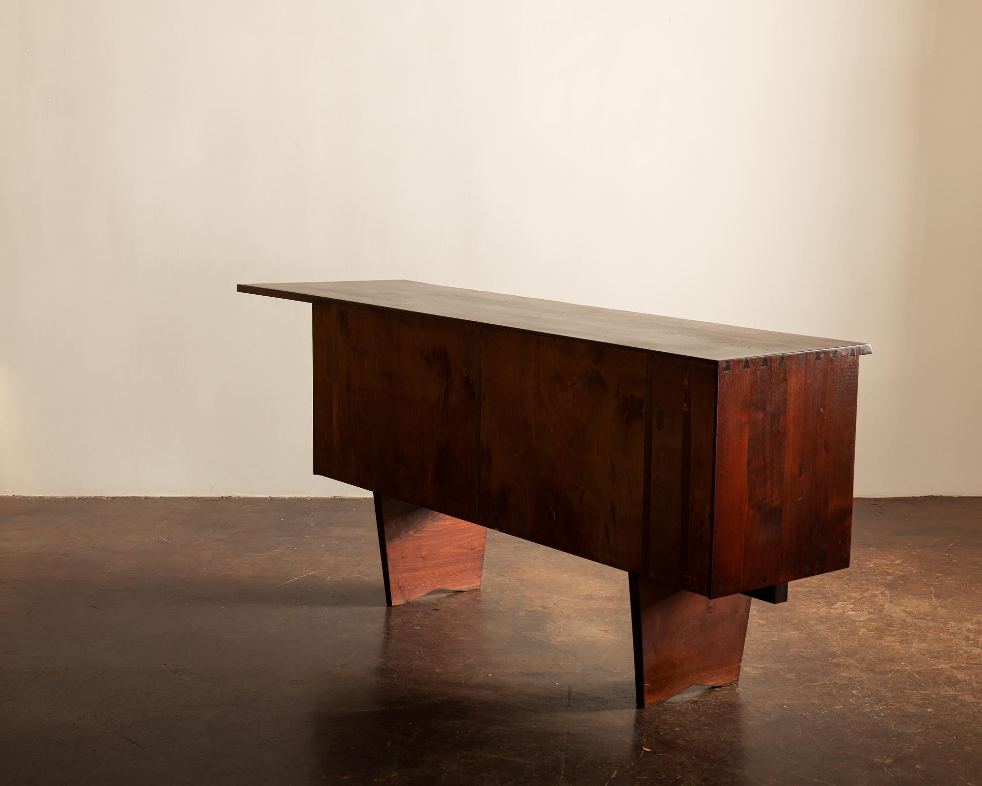 Mid-20th Century Special Cabinet by George Nakashima in Dark American Black Walnut, 1962