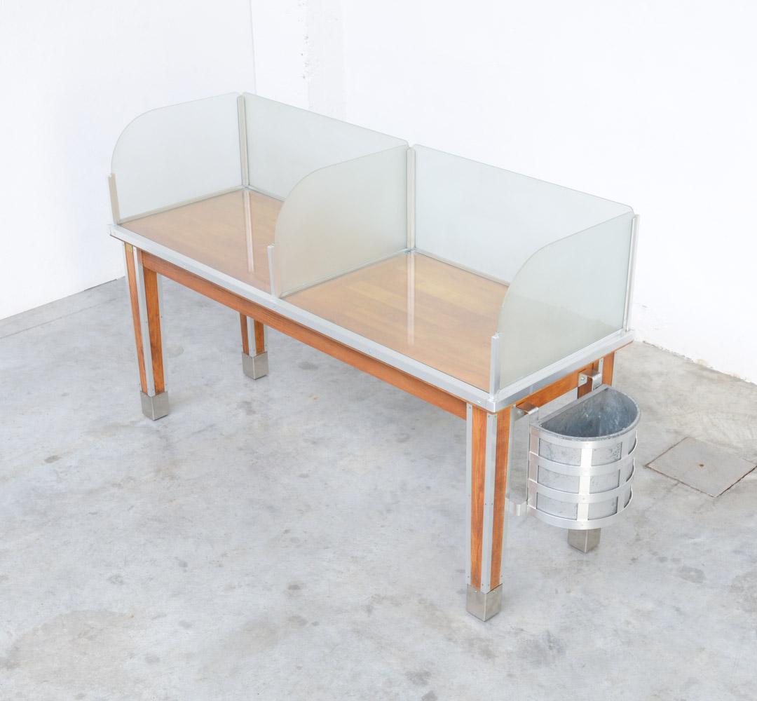 20th Century Special Double Desk Attributed to Gaston Eysselinck For Sale