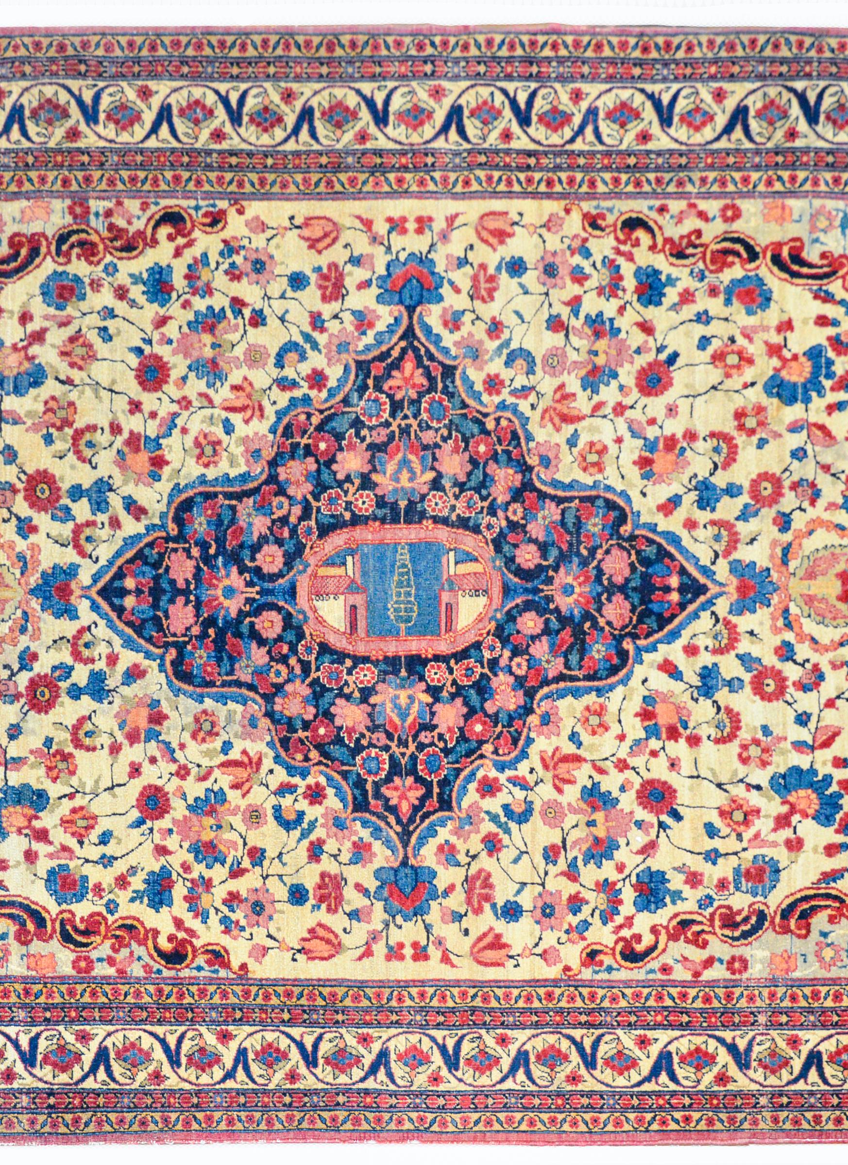 Persian Special Early 20th Century Tabriz Rug
