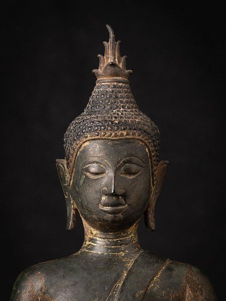 Special Early Bronze Thai Chiang Saen Buddha from Thailand For Sale 6
