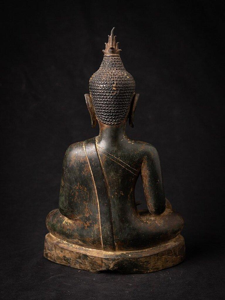 18th Century and Earlier Special Early Bronze Thai Chiang Saen Buddha from Thailand For Sale