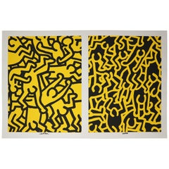 Special Edition silkscreen by Keith Haring "Playboy KH86," 1990