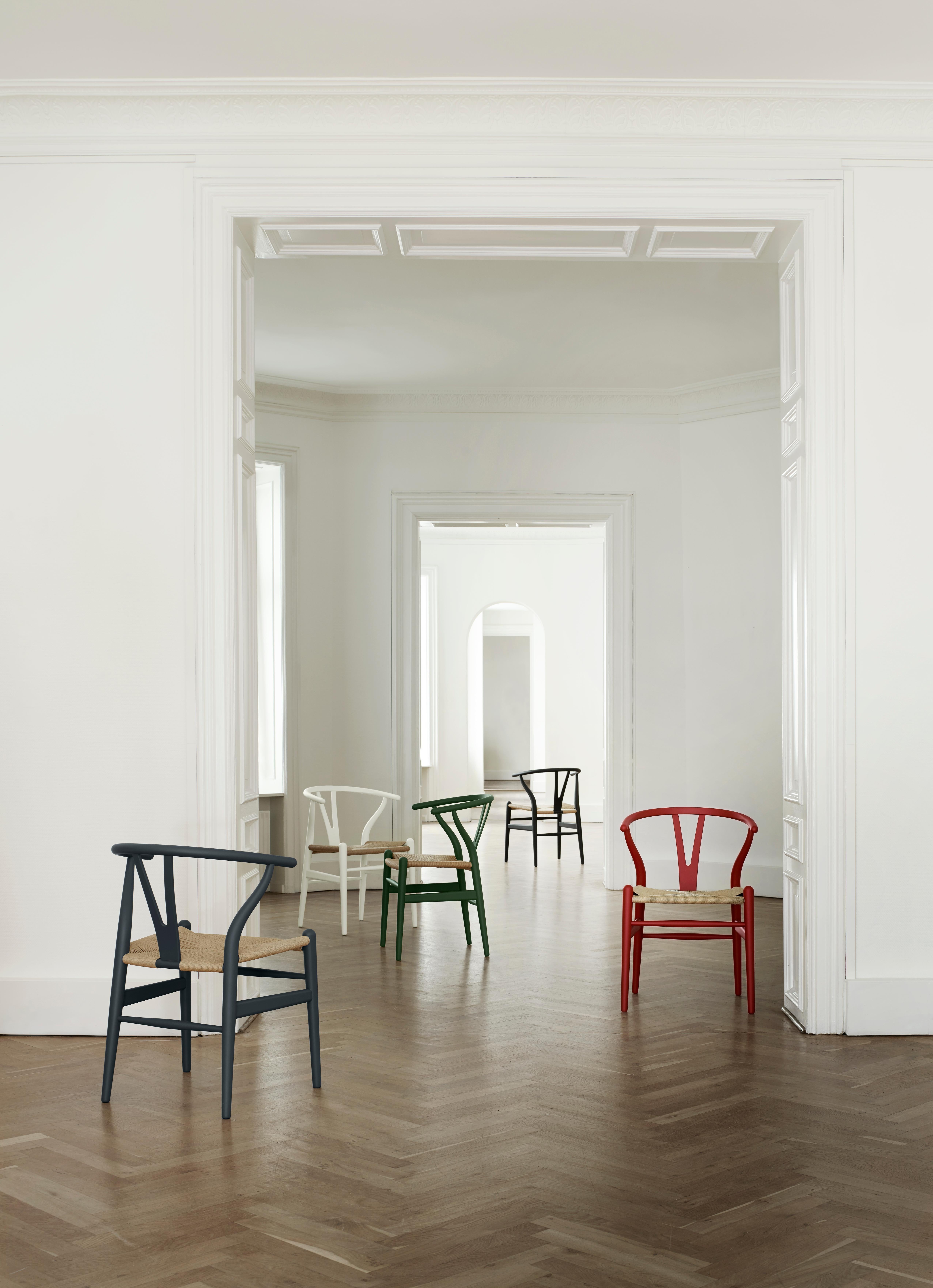 CH24 Wishbone Chair in Soft Colors by Hans J. Wegner For Sale 28